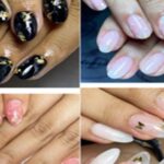Marbel Gel Manicure Natural Nails