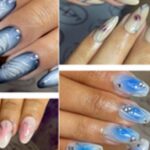 Metal 3d Art On Natural Nails