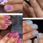 Glitter Gel On With Nail Tip